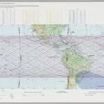 STS 50 Mission chart. Front - orbits 1- 112