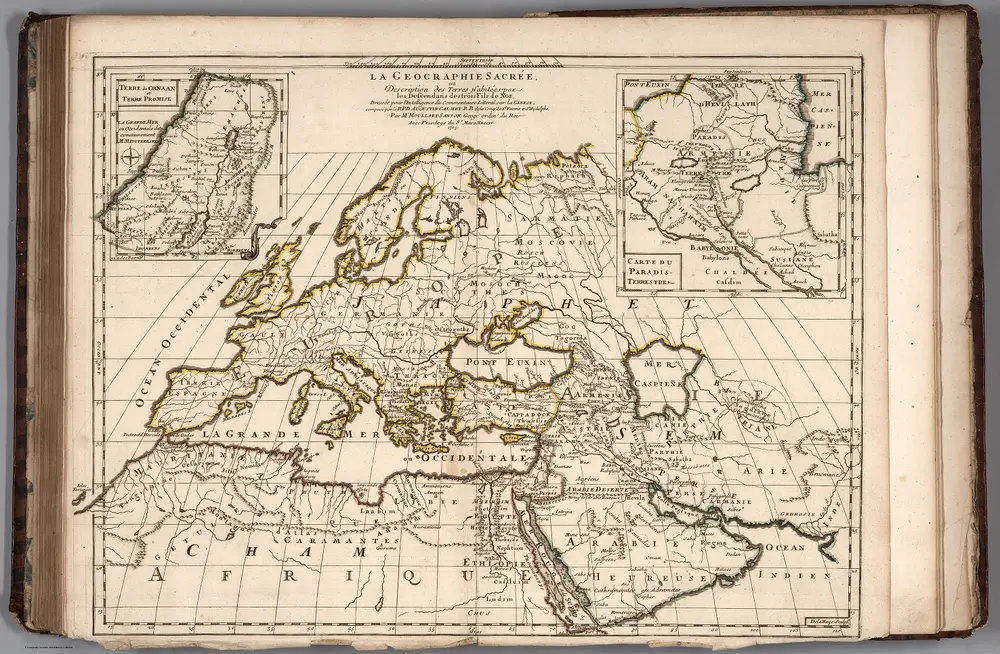 Land Inhabited by the Descendants of the Three Sons of Noah.