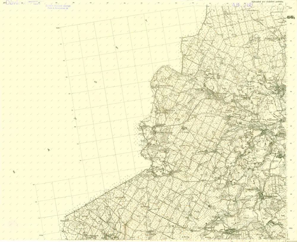 III. vojenské mapování 4049/3