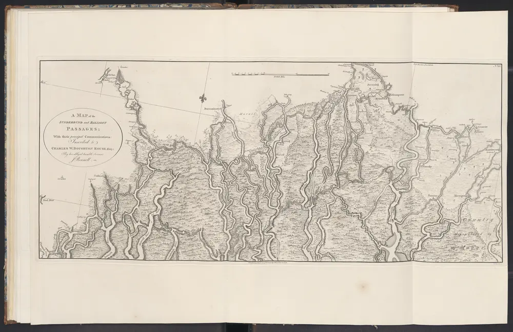 A Map of the Sunderbund and Ballagot Passages