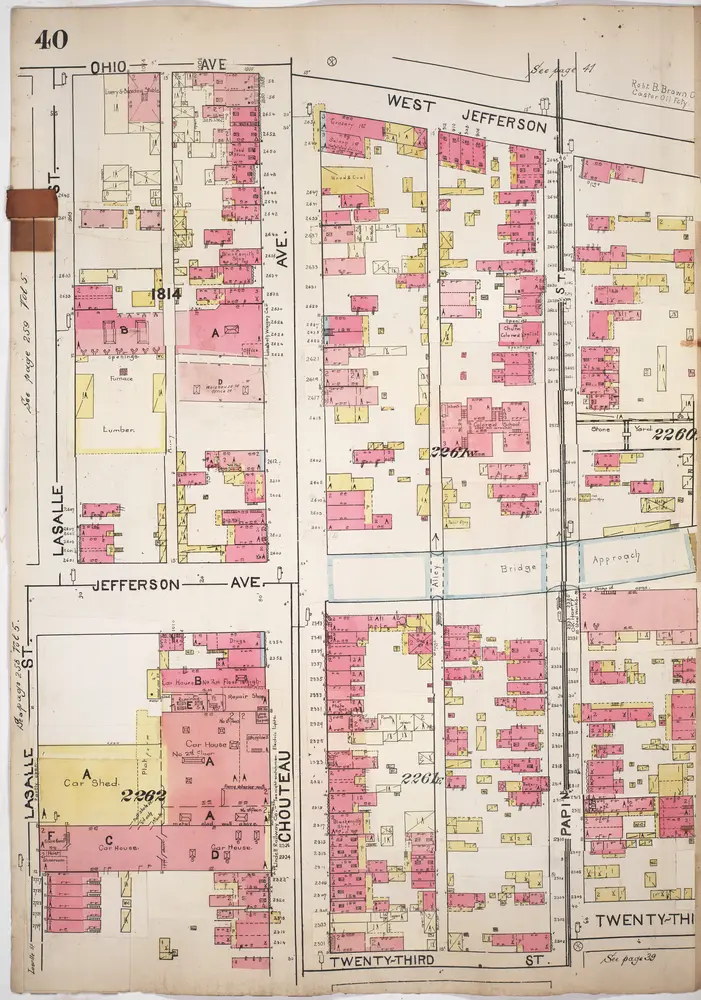 A. Whipple & Co.'s insurance map of St. Louis, Mo