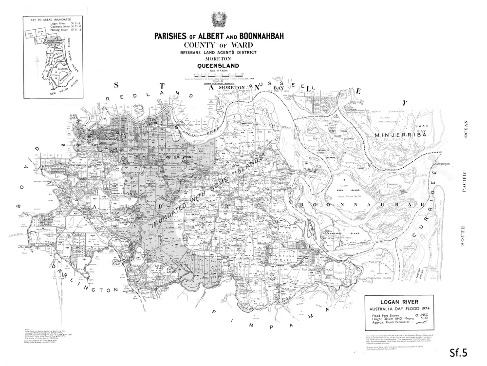 Flood map of Logan River Sf5