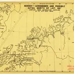 Norway-Aerodromes and possible sites North of Lat,65 (1940)