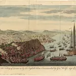 A view of the taking of Quebeck by the English forces commanded by Gen. Wolfe Sep. 13th 1759