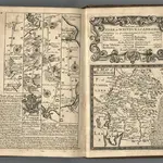 Road from Whitby to Durham.  (continued.)  Roads from York to Whitby's & Scarboro.  Map of Westmoreland (Westmorland).