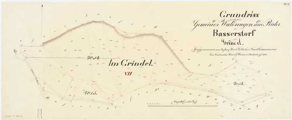 Bassersdorf: Gemeindewaldung: Im Grindel; Grundriss (Nr. 2)