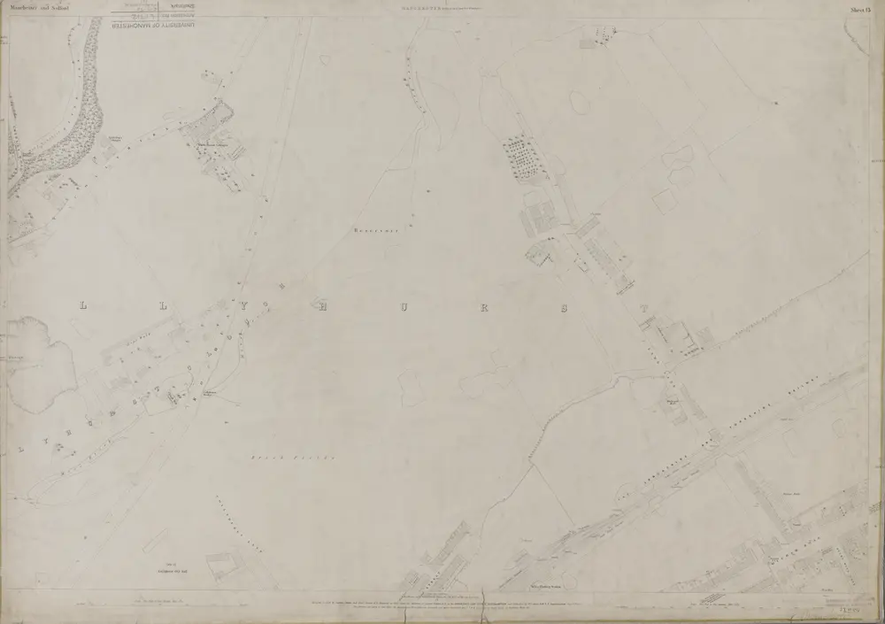 Manchester and Salford. Sheet 13