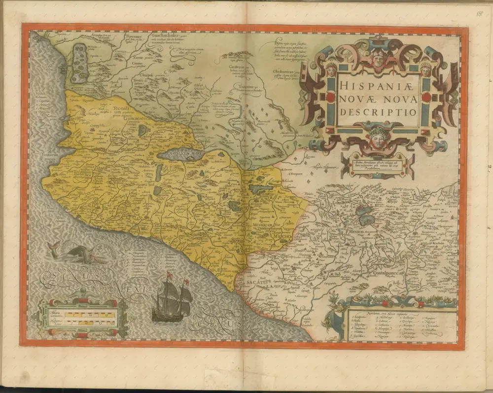 mapa z atlasu "Atlas Sive Cosmographicae Meditationes De Fabrica Mvndi Et Fabricati Figvra. Denuo auctos"