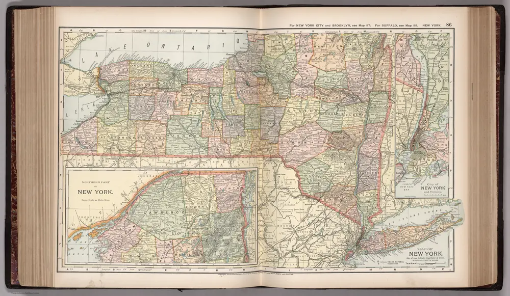 Map of New York. 86