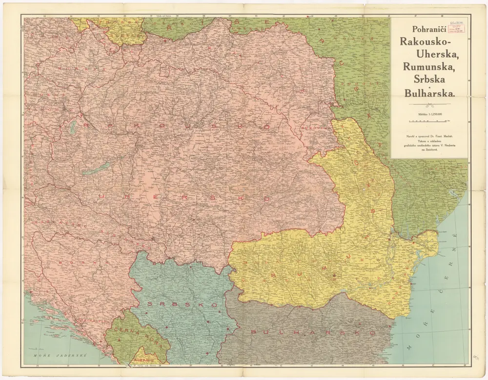 Pohraničí Rakousko-Uherska, Rumunska, Srbska a Bulharska