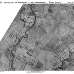 Fotoplano de Barcelona y sus contornos. Zona oeste. Escala 1:2 000