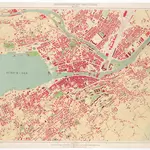 Übersichtsplan der Stadt Zürich und der umliegenden Gemeinden in 9 Blättern: Blatt 5: Zürich Zentrum