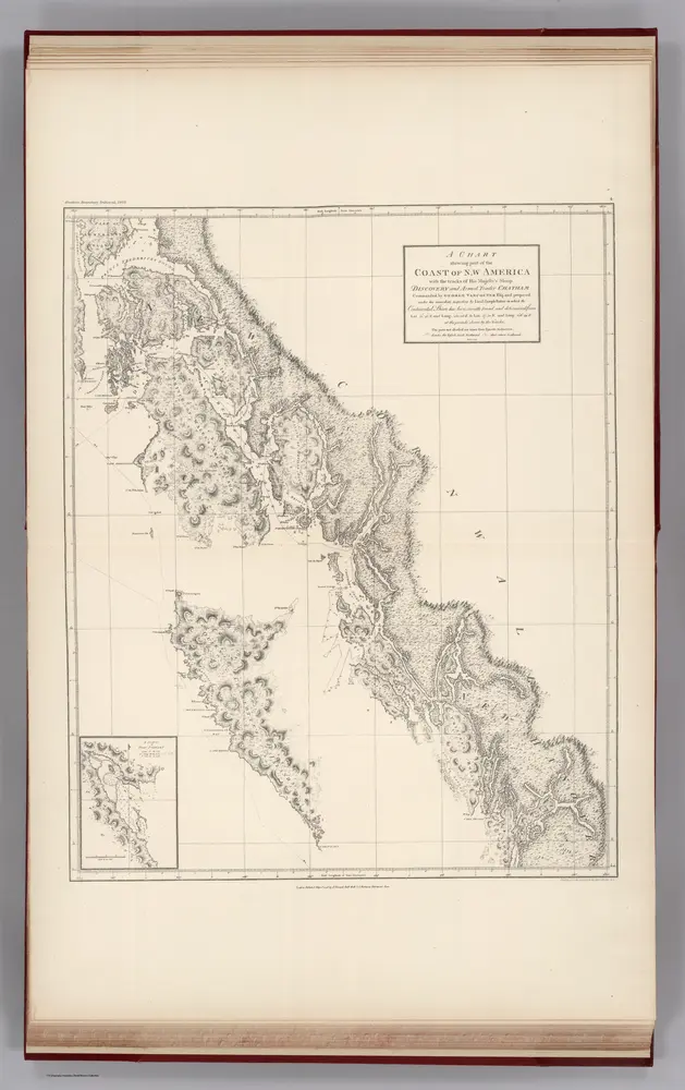 Facsimile:  Vancouver's Chart of Coast of Northwest America.