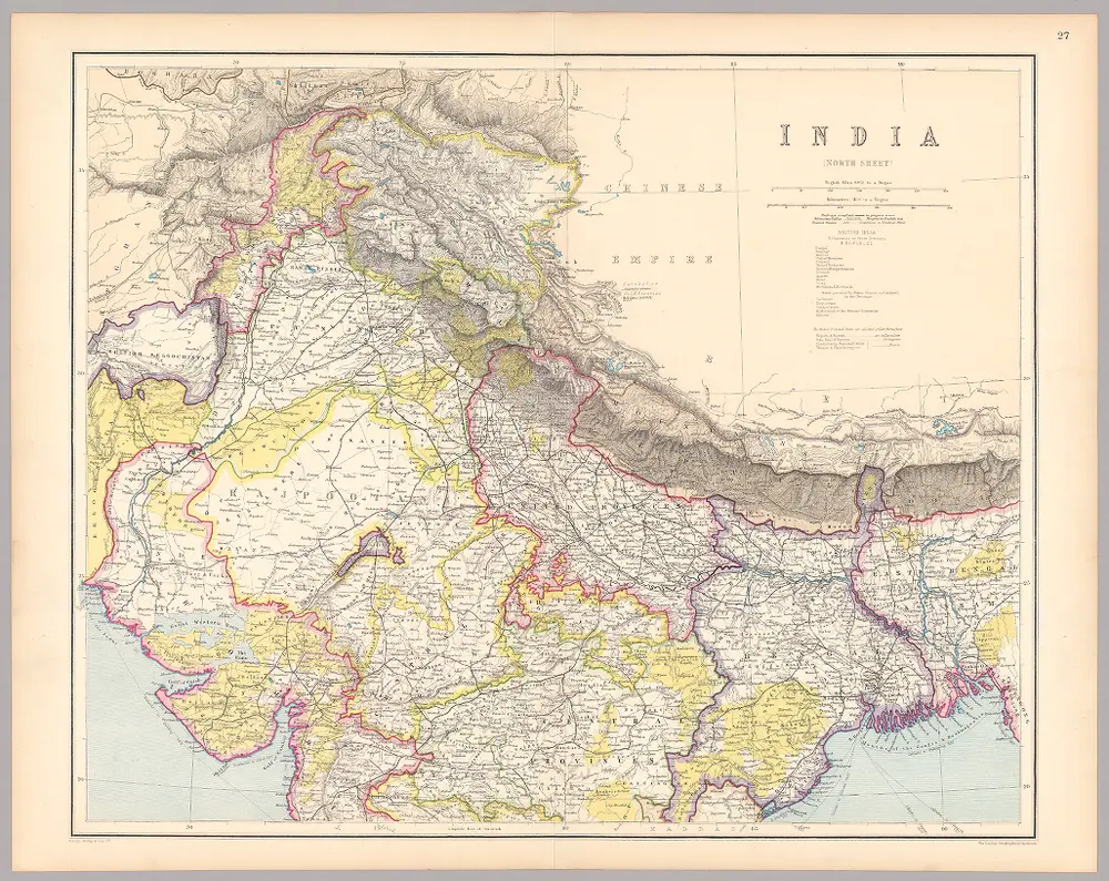 India. (North Sheet)