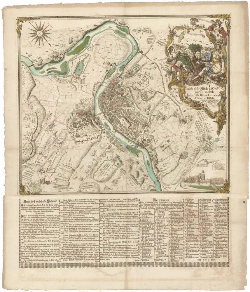 Kurtze doch wahrhaffte Nachricht was waehrend der- durch dem im Jahr 1757. beschehenen Preußischen gewaltsamen Einfall in allhiesiges Koenigreich Boeheim, erlittenen sechswochentlichen harten Belagerung der koenigl. Haupt- und Residenz Stadt Prag, sich zugetragen