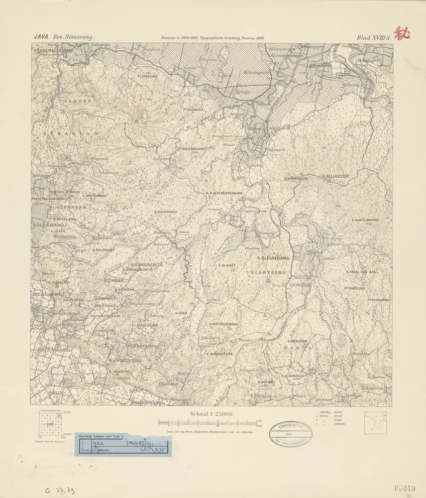 [Sadjamerta] : hermeten in 1904-1906 / Topografische Inrichting