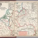 World War I Map (German), Nr. 2. Military Events ... to September 23, 1914.