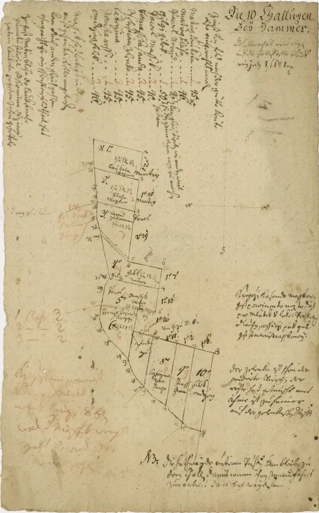 Záměrná mapa pozemků chalupářů u Hamru