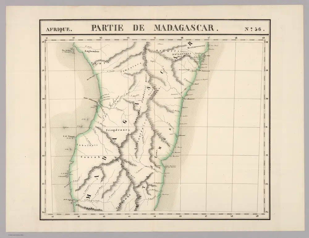 Partie de Madagascar. Afrique 56.