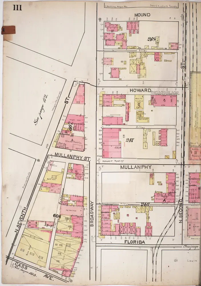 A. Whipple & Co.'s insurance map of St. Louis, Mo