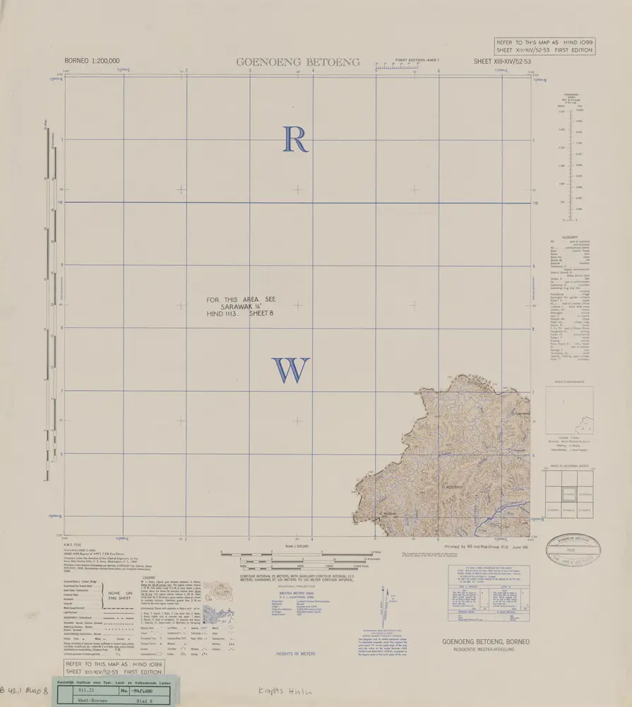 Goenoeng Betoeng / Army Map Service