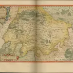 mapa z atlasu "Atlas Sive Cosmographicae Meditationes De Fabrica Mvndi Et Fabricati Figvra. Denuo auctos"