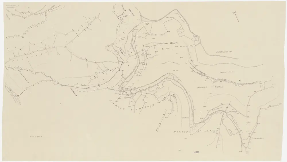 Fischenthal, Goldingen SG: Waldungen: Fischenthal: Staatswaldungen Stralegg (Strahlegg), Warten, Hinter Warten, Vorderschür, Bärloch, Früetobel, Chleger; Grundriss