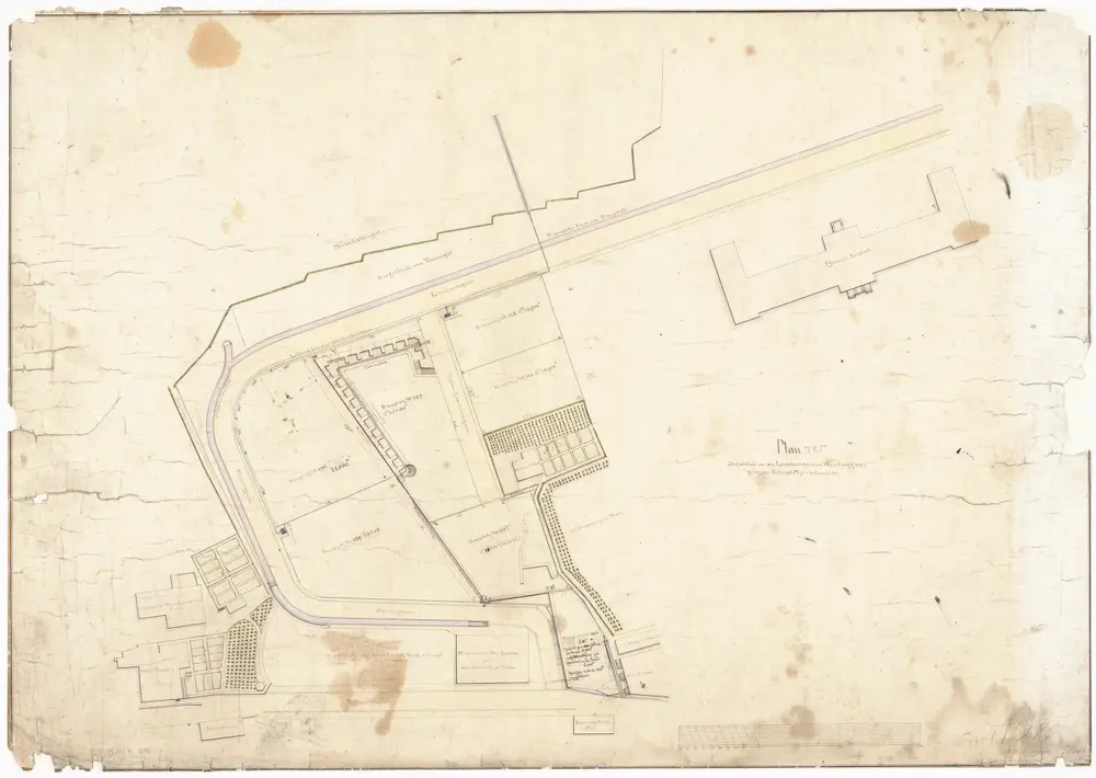 Zürich: Sieben an der Leonhardstrasse und Weinbergstrasse gelegene Bauplätze; Grundriss