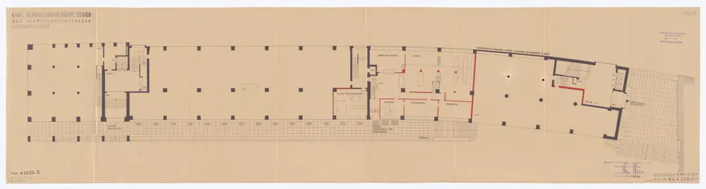 Walche: Grundrisse: Erdgeschoss; Grundriss