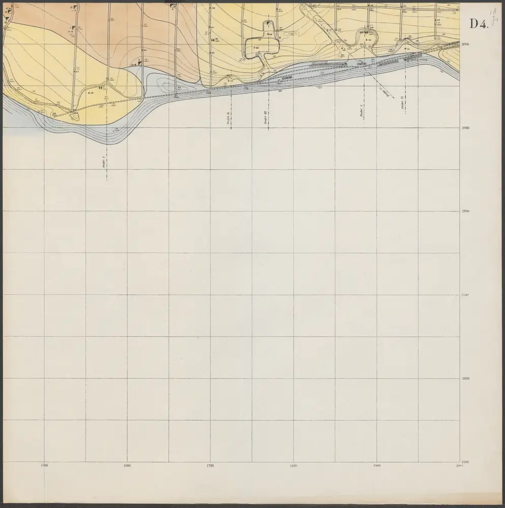 Detailkaart van de Santa-Barbara Fosfaatmijn op het eiland Curaçao [sheet D4]