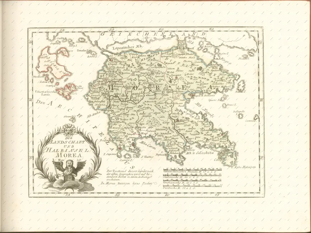 mapa z atlasu "Schauplatz der fünf Theile der Welt :"