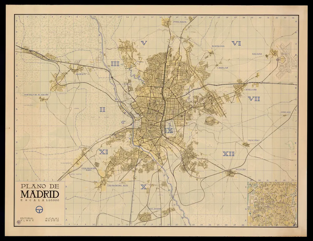 Plano de Madrid