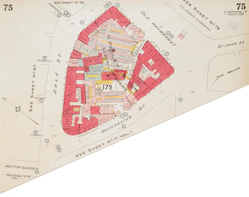 Insurance Plan of the City of Liverpool Vol. IV: sheet 75-1