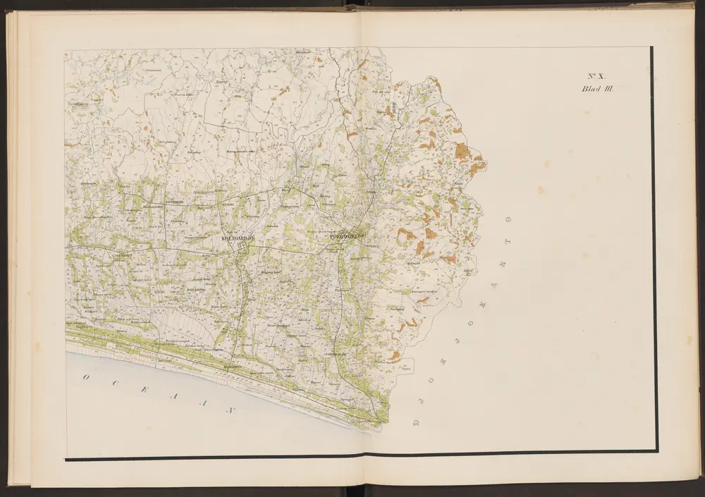 No. X Blad III. [Gemeente kaart 1 January 1870]