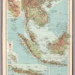 Plate 8.  Farther India and East Indies - Western Section.