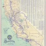 Map of California.