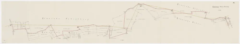 Grenze zwischen Uster und Fehraltorf; Grundriss (Nr. 6, Punkte 31-36)