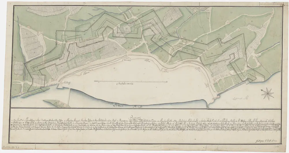 Zürich: Schanzen der Grossen Stadt; Grundriss