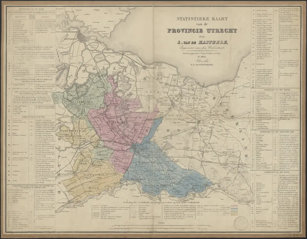 Statistieke kaart van de provincie Utrecht