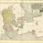 mapa z atlasu "Atlas compendiarius quinquaginta tabularum geographicarum Homannianarum :"