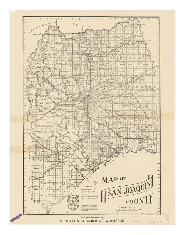 Map of San Joaquin County