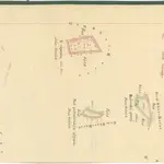 Plán č. 2, mapa činžovních pozemků v obci Břínkov, Kroučová, Dolní Ročov a Třeboc 1