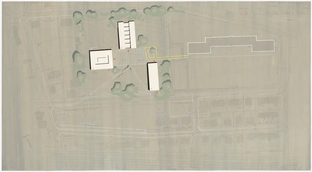 Winterthur: Erweiterung der Kantonsschule; Projekt 111411; Situationsplan