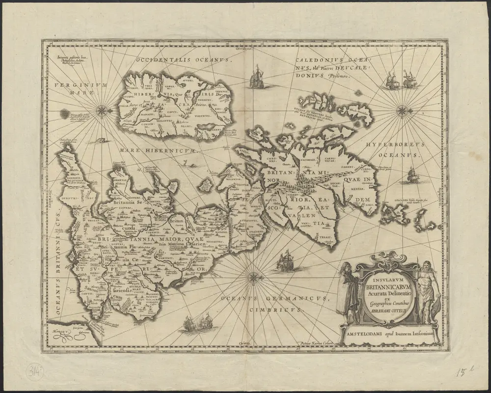 Insularum Britannicarum acurata delineatio ex geographicis conatibus Abrahami Ortelii