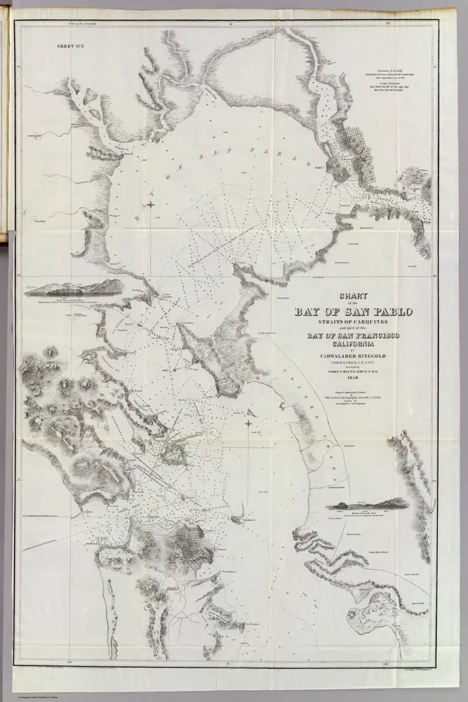 San Pablo Bay, Carquines Straits.