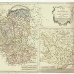 Karte von dem Herzogthume Savoyen und den Grafschaften Nizza, Tenda und Borgio, oder den Ländern welche der König von Sardinien in dem Frieden zu Paris den 15. May 1796 der französischen Republik abtrat