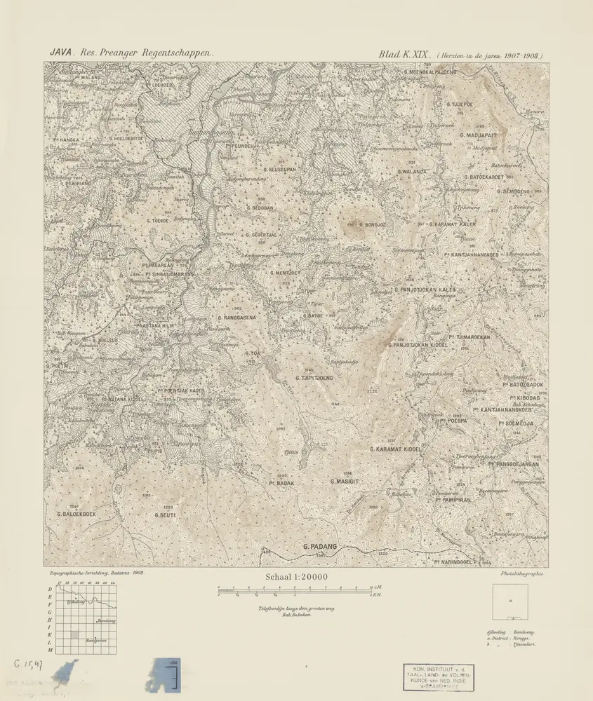 [Mentjret] / Topographisch Bureau, herzien in de jaren 1907-1908