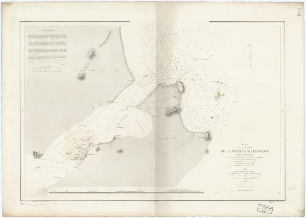 Plan de l'entrée de la riviere de San Francisco