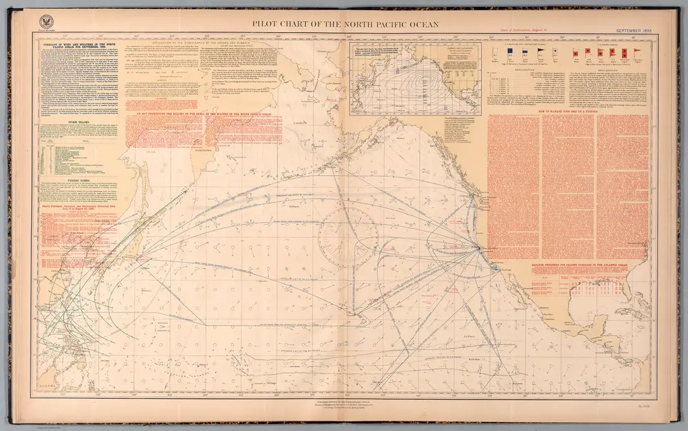 Pilot chart of the North Pacific Ocean : September, 1898.