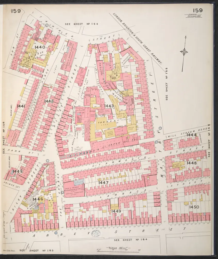 Insurance Plan of London Vol. VII: sheet 159